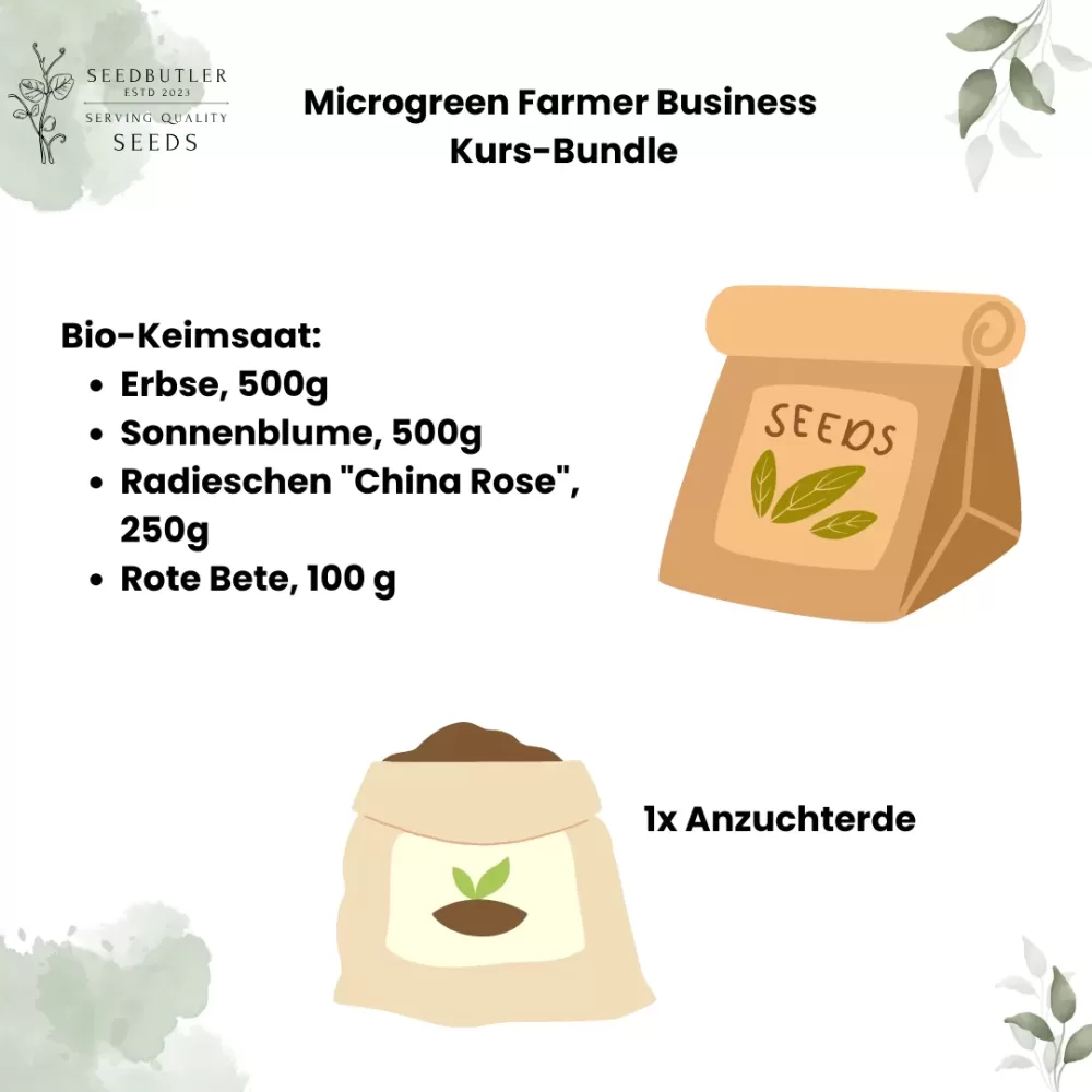 Microgreen Farmer Business Kurs-Bundle