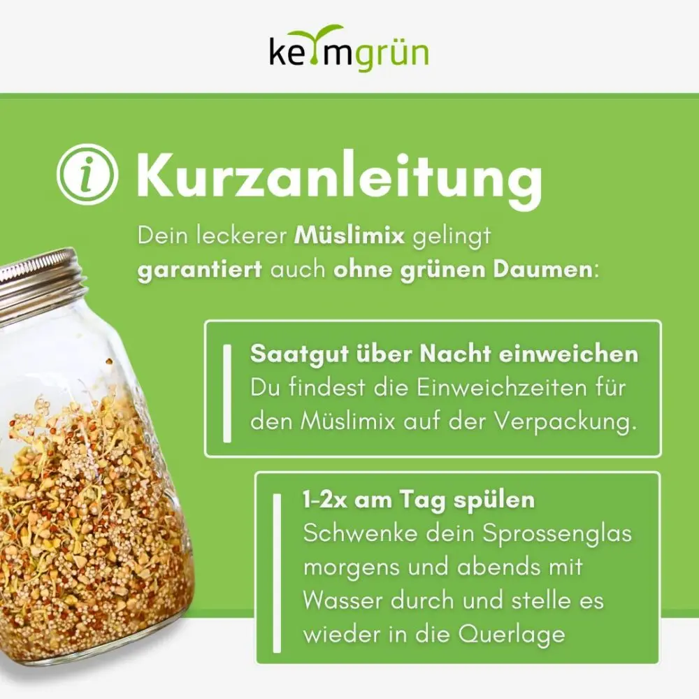 Keimsaat - Sprossensaatgut Müsli